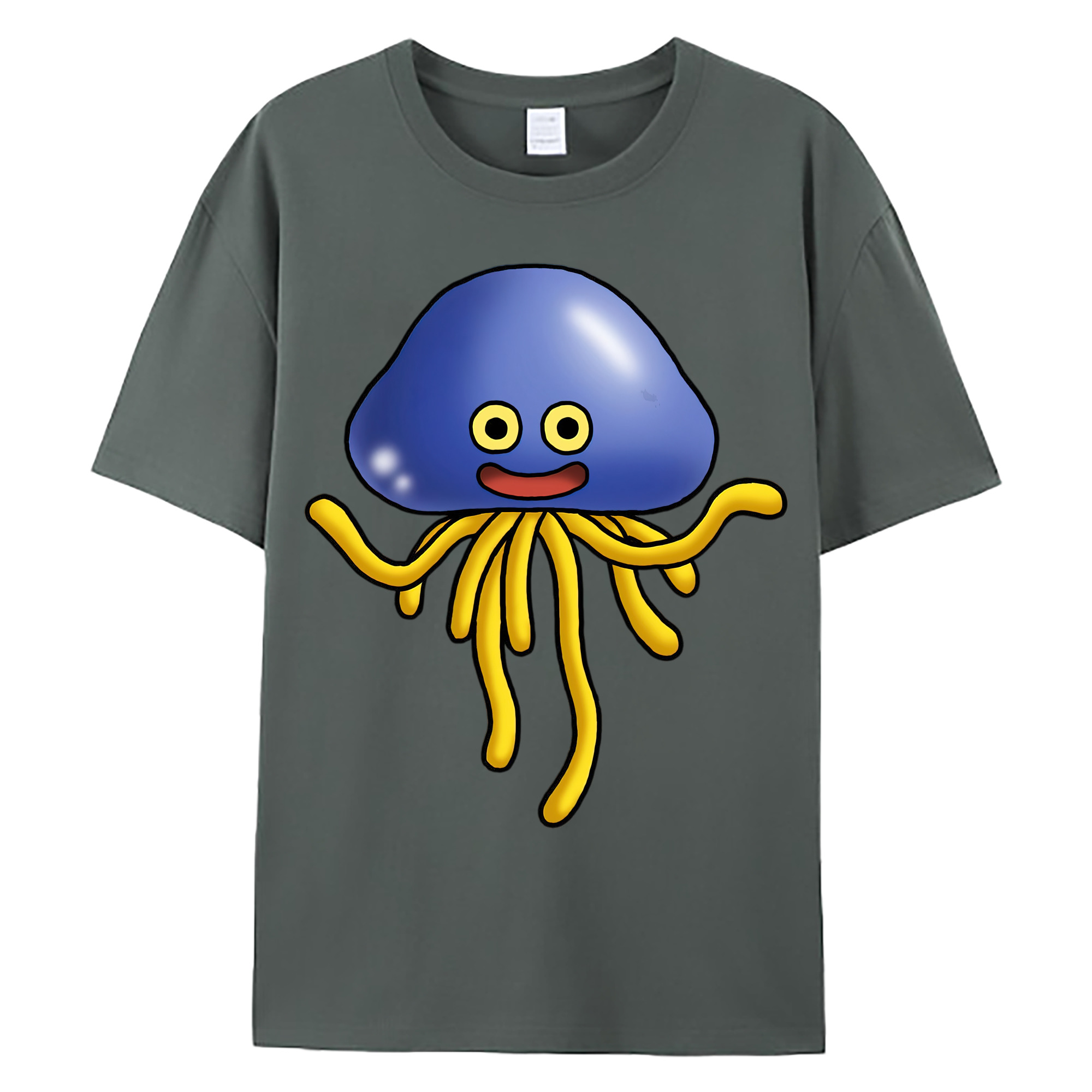 （画像用） ドラゴンクエスト Doragon Kuesuto Dragon Quest 綿100％ メンズ半袖Tシャツ｜肌触りやわらか＆通気性